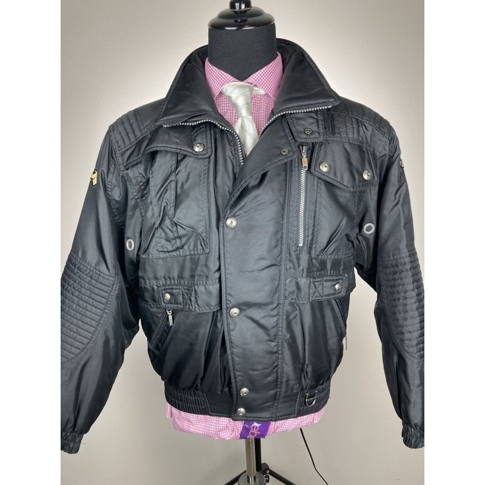 Descente Black Jacket Medium / Large - Picture 1 of 9
